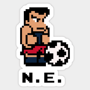 8-Bit Soccer - New England Sticker